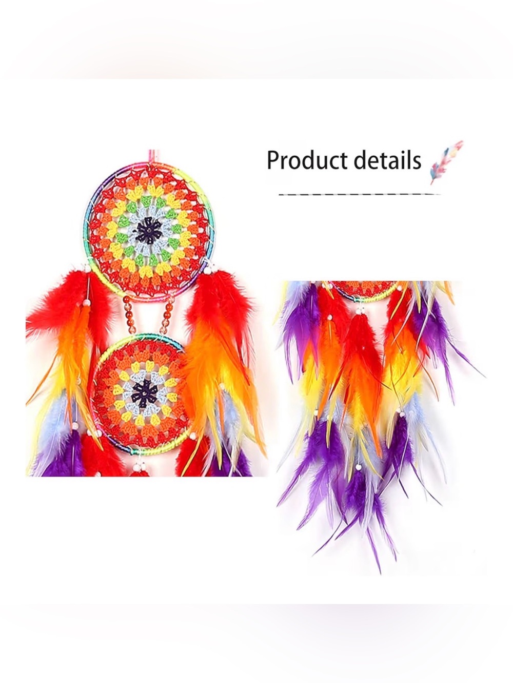 Handmade Dream Catcher,Double Color Cipher - Picture 4 of 6